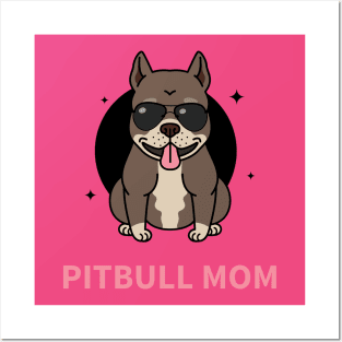 Pitbull Mom Posters and Art